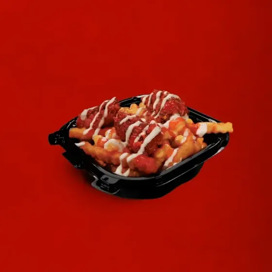 Small Top-Loaded Spicy Buffalo Mac at Dave's Hot Chicken