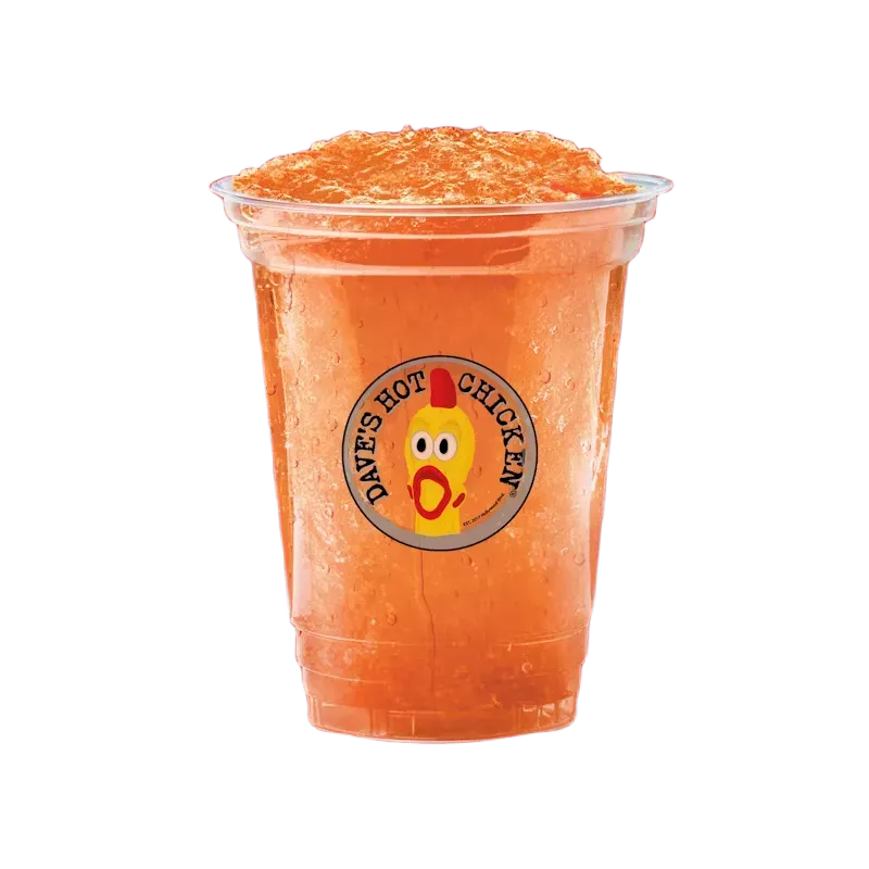 Frozen Hi-C Orange LavaBurst at Dave's Hot Chicken