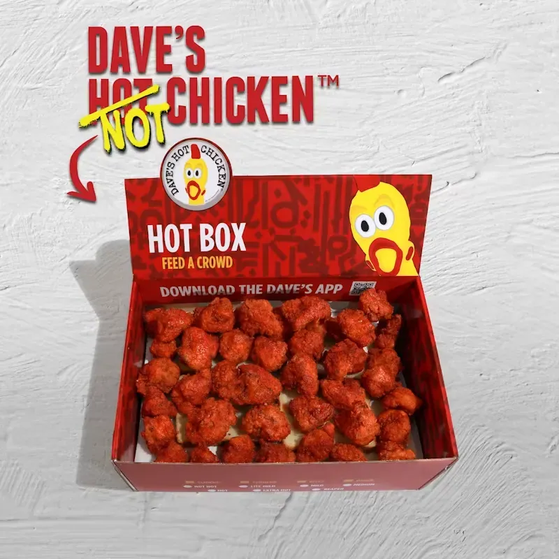 Cauli Bites Hot Box at Dave's Hot Chicken