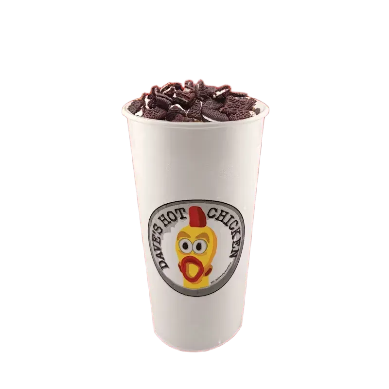Oreo Top-Loaded Shake at Dave's Hot Chicken